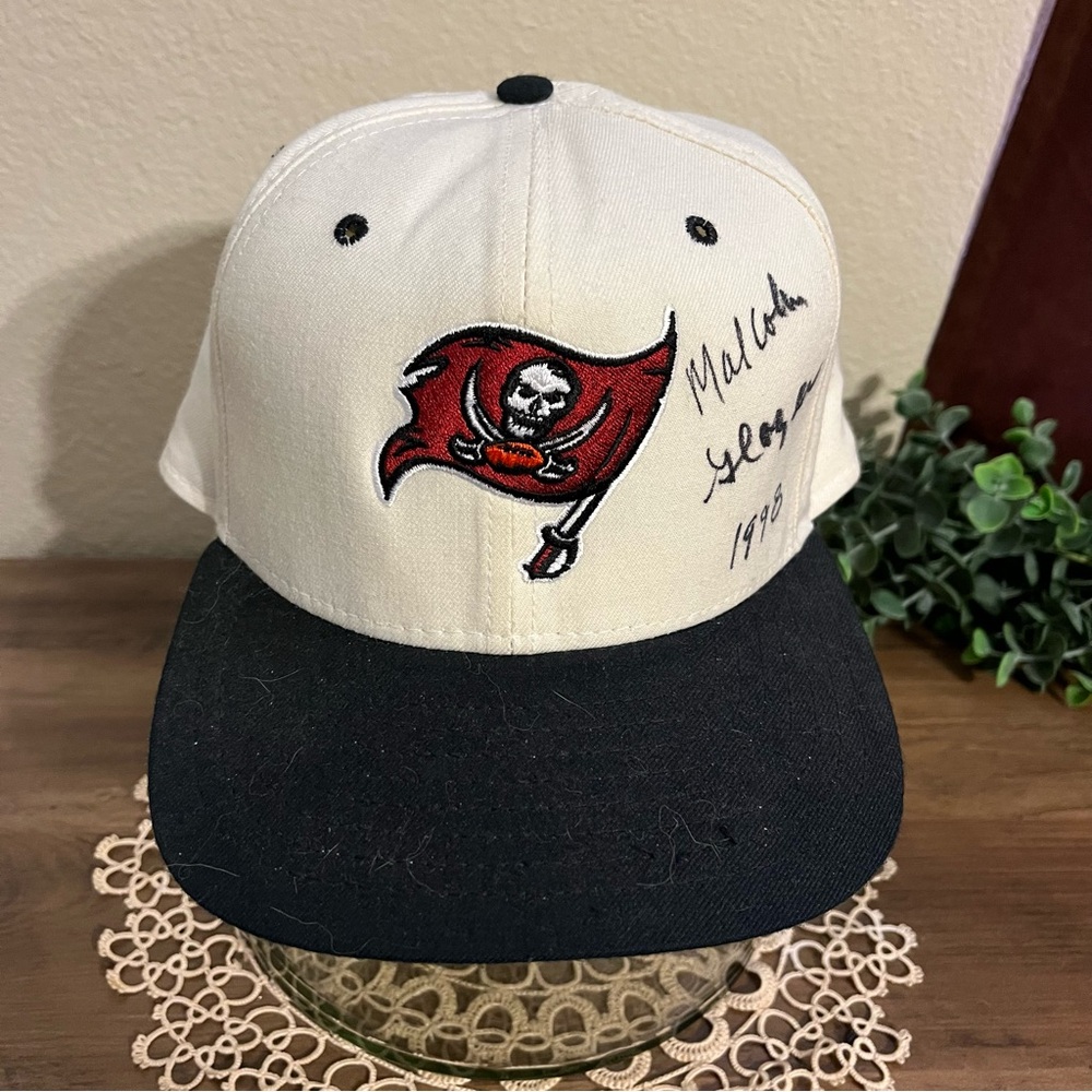 Vtg 90s Tampa Bucs Hat Signed